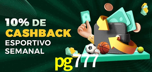 10% de bônus de cashback na pg777